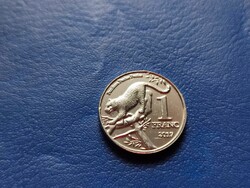 KATANGA 1 FRANC / 1 FRANK 2017 LEOPÁRD! UNC! RITKA!