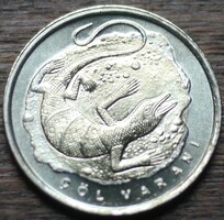 Törökország emlék 1 líra 2015 (Szürke varánusz)