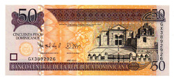 Dominikai Köztársaság 50 Pesos Dominicanos Bankjegy 2012 P183b
