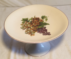 Oepiag Czechoslovakian porcelain centerpiece, pedestal serving dish