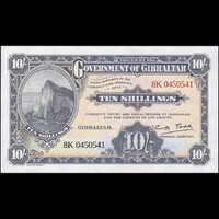Gibraltár 10 Shillings 2018 P-41 emlékbankjegy UNC