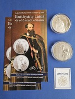 2024. évi Batthyány Lajos miniszterelnök és a 13 aradi vértanú ezüst és színesfém emlékérme UNC