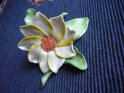 Herendi porcelán virág vitrindísz