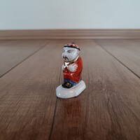 Régi Herendi porcelán mini kínai figura