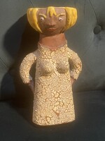 Kétarcú hölgy kerámia