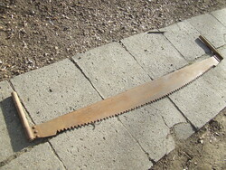 Régi szerszám fűrész keresztvágó fűrész