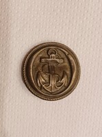 Régi katonai tengerész egyenruha gomb