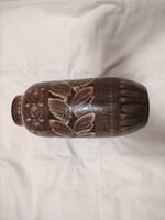 Hódmezővásárhelyi kerámia virág váza