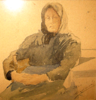 GARANTÁLTAN EREDETI EDVI-ILLÉS ALADÁRNÉ  / 1870-1958/: NAGYMAMA