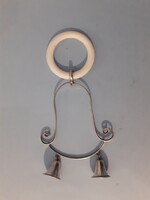 Ezüst babacsörgő. Extra ritka!