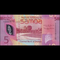 Szamoa 5 Tala 2023 (2024) P-47 Polymer UNC