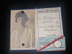 1929, a Budapesti Torna Egylet fényképes igazolványa