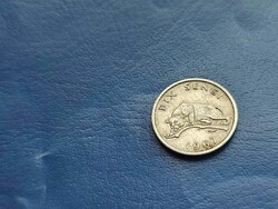 KONGÓ 10 SENGI / DIX SENGI 1967 LEOPÁRD! NAGYON RITKA!