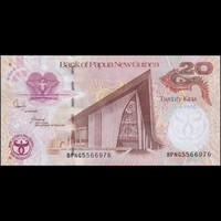 Pápua Új-Guinea 20 Kina 2008 P-36 UNC