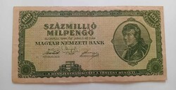 Százmillió milpengő  1946 / EF