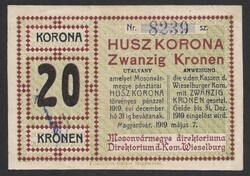 20 korona 1919 Mosonmagyaróvár EF