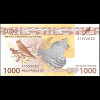 Francia tengerentúli területek 1000 Francs (CFP) 2014 P-6a UNC