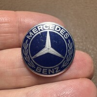 Mercedes Benz pin 1981-85, vintage Mercedes kitűző, régi Mercedes Benz Oldtimer embléma
