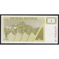 Szlovénia,1 tolar 1990 aUNC+