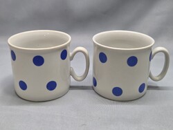 Zsolnay kék pöttyös bögre 2db