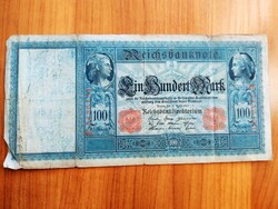 Németország, 100 Márka, Ein Hundert Mark , 1910