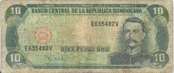 10 peso pesos oro 1995 Dominika