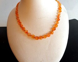 KARNEOL szép  ásvány  nyaklánc