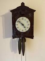 RÉGI MAJAK - BAKELIT ELŐLAPOS - KAKUKKOS ÓRA