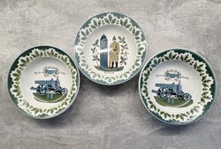 Első világháborús emléktányérok (3 db)