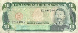 10 peso pesos oro 1990 Dominika