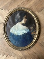 Halvax Gyula portré
