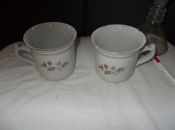 Hollóházi porcelán tejes bögre.