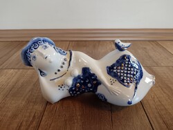 Régi Zsolnay Török János krumpli figura Lujza