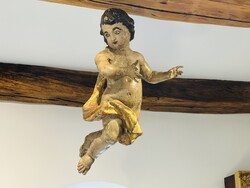 Barokk angyal / putto fa XVIII. sz