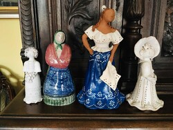 Kerámia szobrok 4db