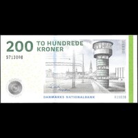 Dánia 200 Kroner 2010 P-67a (3) UNC