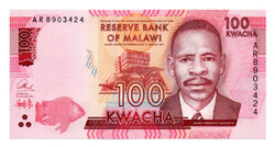 Malawi 100 Kwacha Bankjegy 2014 P65a