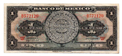 Mexikó 1 Peso Bankjegy 1958 P59d