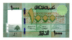 Libanon 1000 Font Bankjegy 2016 P90c UNC