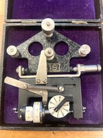 Antik Schmidt & Haensch ISIS Planiméter rajzeszköz 50-es évek műszaki régiség