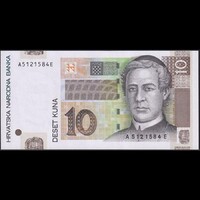 Horvátország 10 Kuna 2001 P-38 UNC