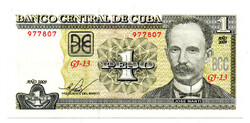 Kuba 1 Pezó Bankjegy 2009 P128d