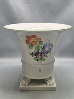 Nagy méretű Herendi oroszlán lábas, körmös váza