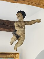 Barokk angyal / putto fa XVIII. sz