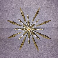 "Drótcsillag ". Régi Gablonz karácsonyfadísz.