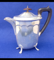 Angol vintage Sheffield ,ezüstözött ,magas kávéskanna 19 sz vége