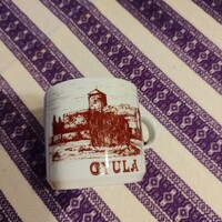 1 db Alföldi porcelán Gyula vár emlék bögre