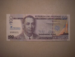 Fülöp-szigetek - 100 Piso 2011 UNC emlékkiadás 75 éves az ATENEO jogi iskola