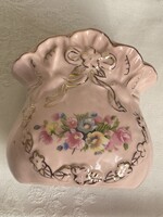 Nagyon szép halvány rózsaszín kaspó, váza.