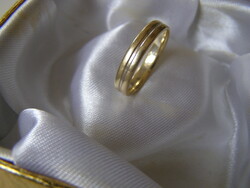 ARANY KARIKA GYŰRŰ , karikagyűrű, bicolor, karika gyűrűpár darabja